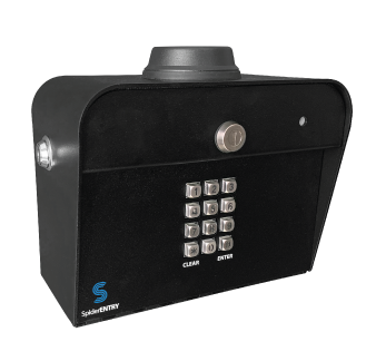 Electronic keypad gate access system at Solomon Road Storage
